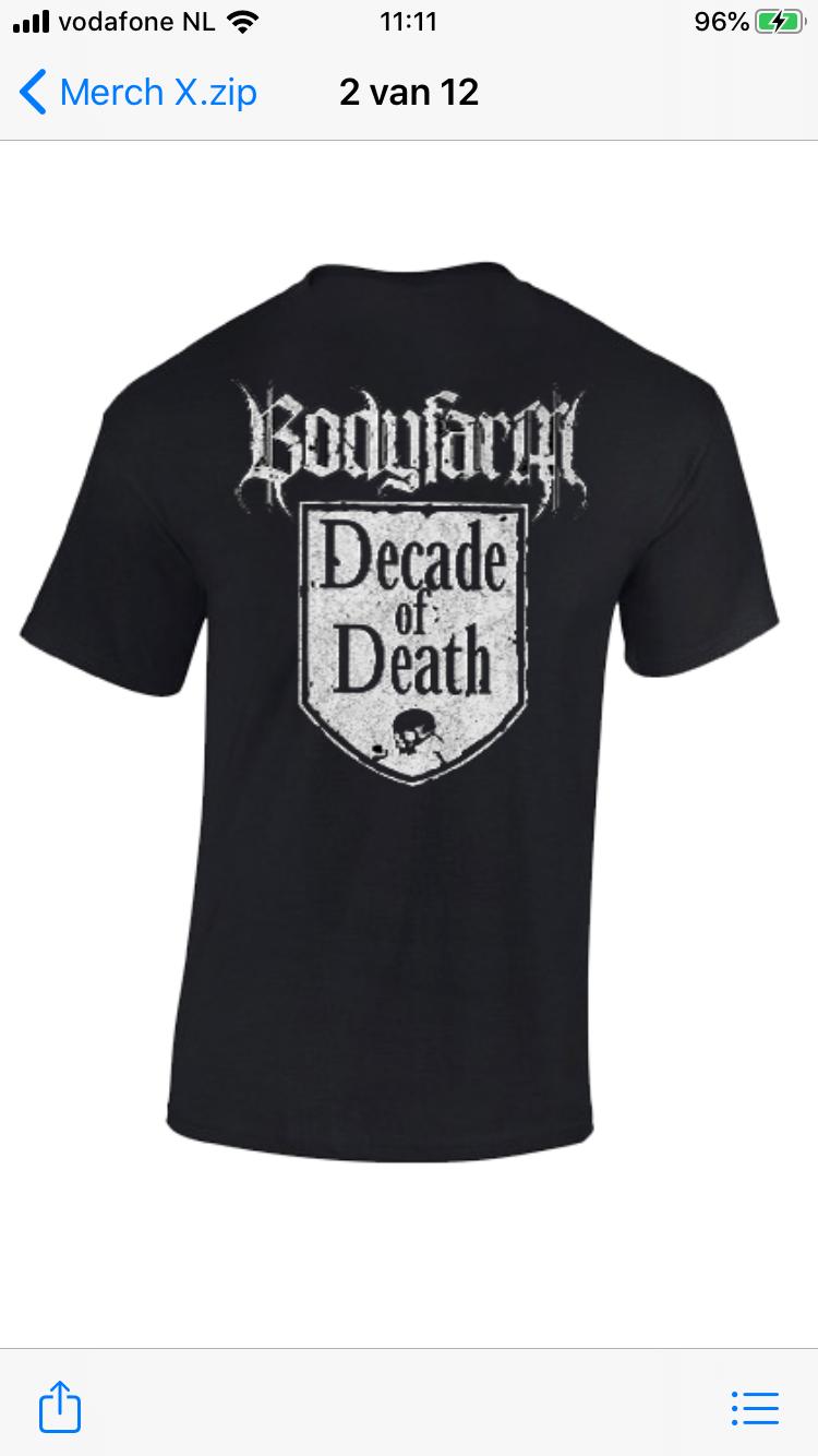 Decade of death shirt