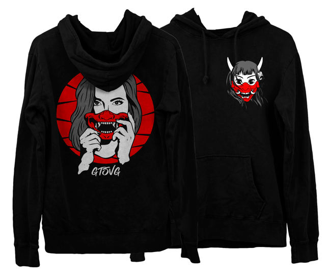 GetSavage Oni Geisha Hooded Pullover
