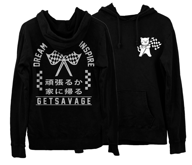 GetSavage Racing Hooded Pullover