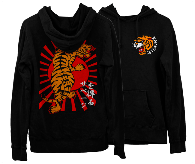 GetSavage Tora Hooded Pullover