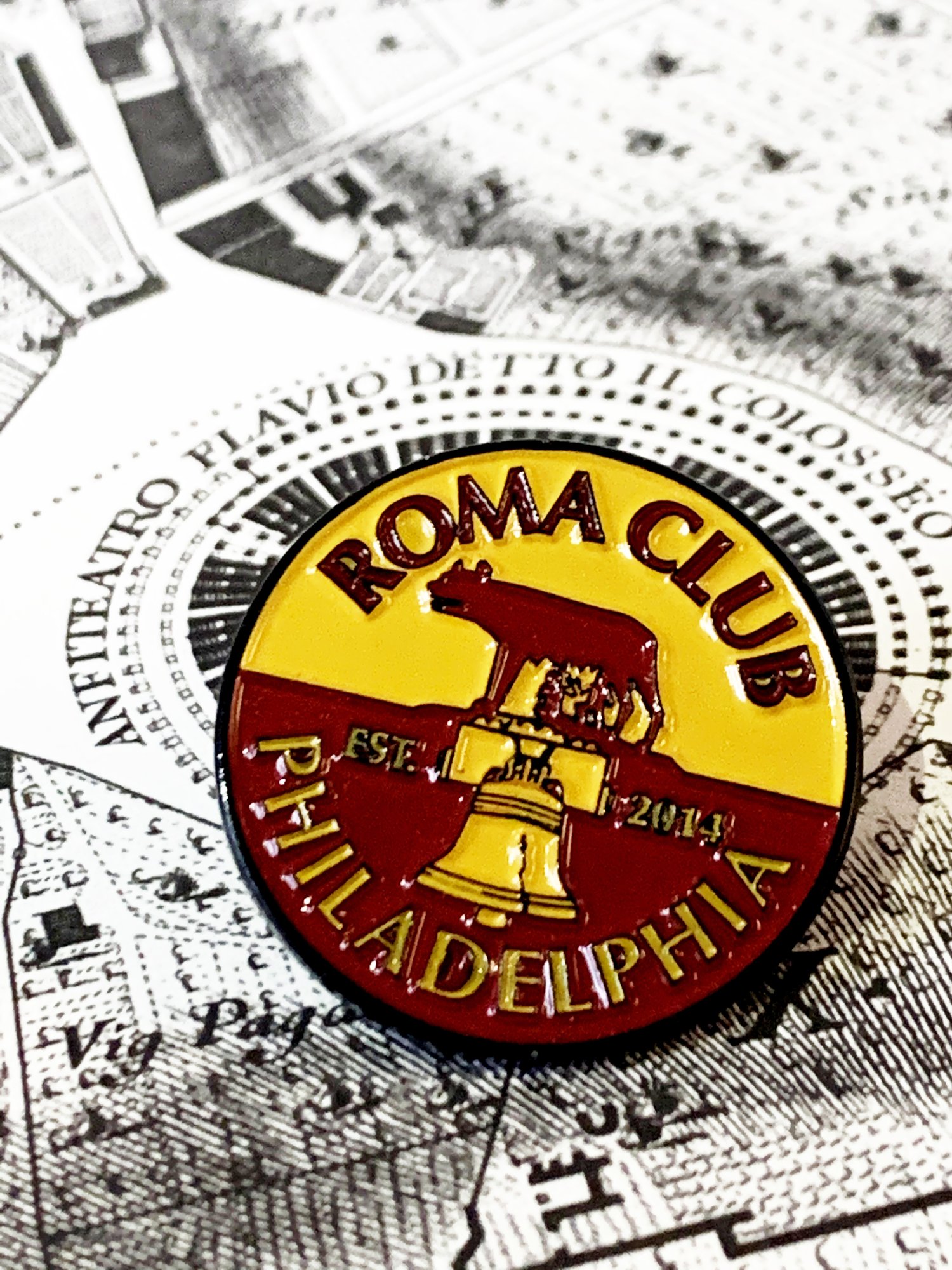 Image of ROMA CLUB PHILADELPHIA PIN