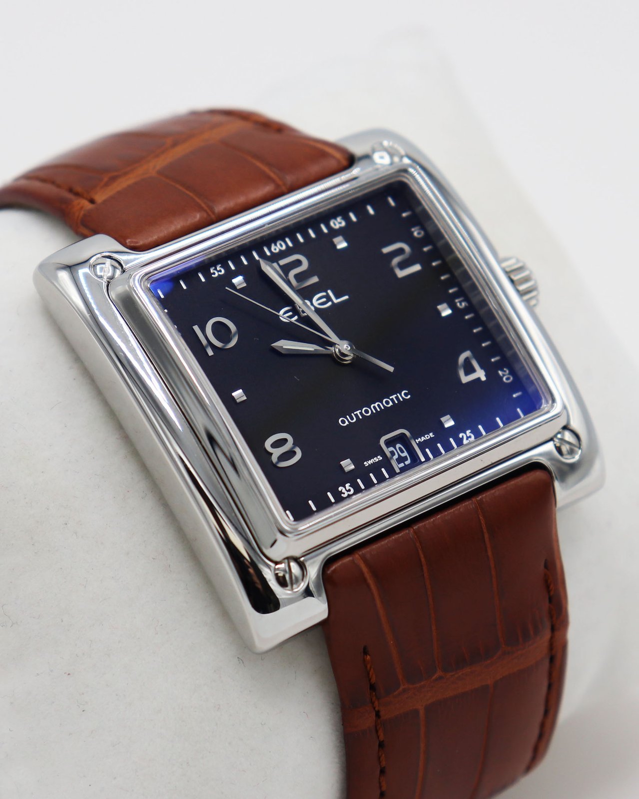 square watch leather band
