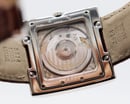 Image of New Unique "1911" Series Carree Square Automatic Ebel Watch with Leather Band