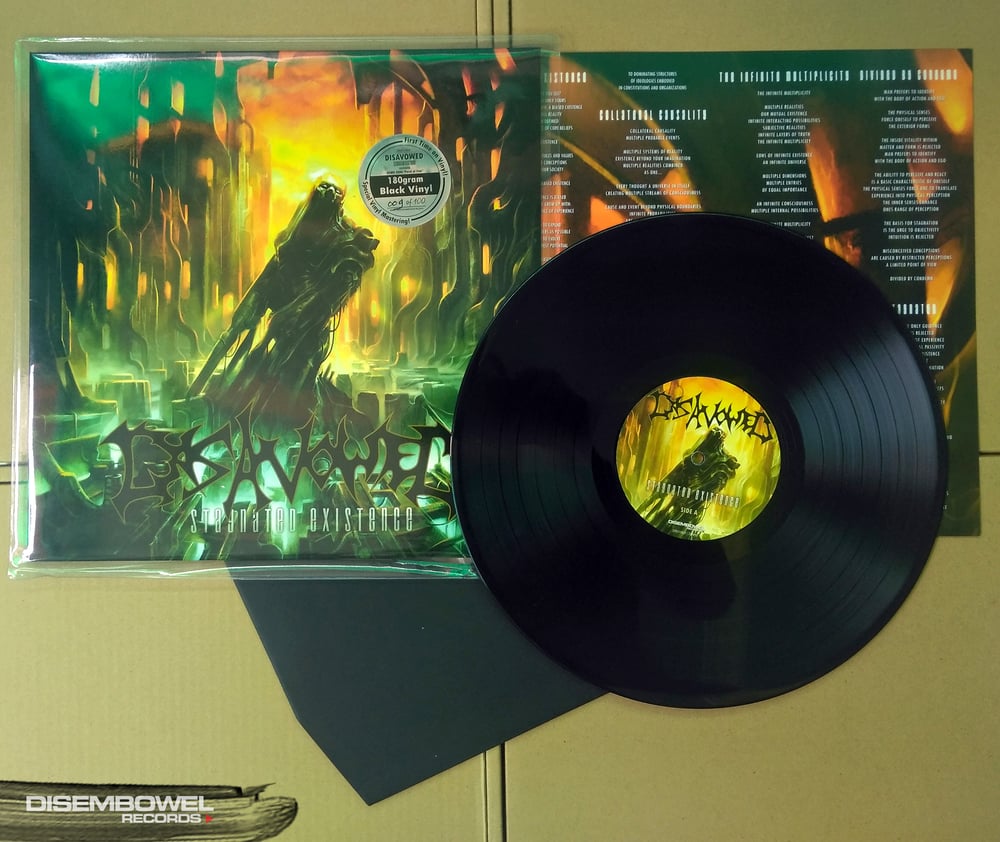 Image of  DISAVOWED 'Stagnated Existence' LP