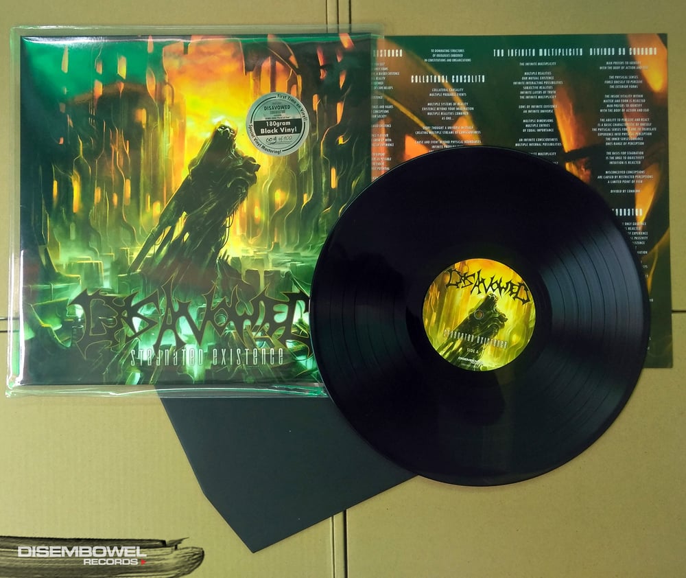 Image of DISAVOWED 'Stagnated Existence' LP