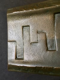 Image 2 of Brutalist Bronze Door Handle & Architectural Fittings