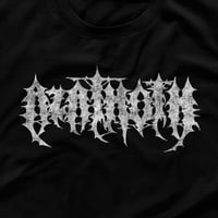 Image 2 of AZATHOTH - LOGO (WHITE TEXTURED PRINT)