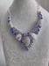 Image of BLUE TOPAZ AND CRAZY LACE AGATE NECKLACE