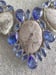 Image of BLUE TOPAZ AND CRAZY LACE AGATE NECKLACE