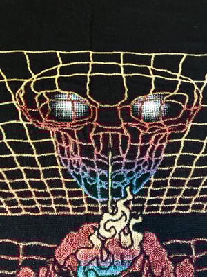 Image of 'Mystic Rose' woven blanket PREORDER