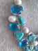 Image of PEARL AND BLUE TOPAZ NECKLACE