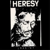Image of Heresy - 1985-87 Coloured 12" Vinyl LP (Random Colour Mix Vinyl)