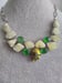 Image of YELLOW DRUZY AND PERIDOT NECKLACE