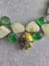 Image of YELLOW DRUZY AND PERIDOT NECKLACE