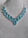 Image of MEDIUM BLUE TOPAZ NECKLACE SET