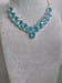 Image of MEDIUM BLUE TOPAZ NECKLACE SET