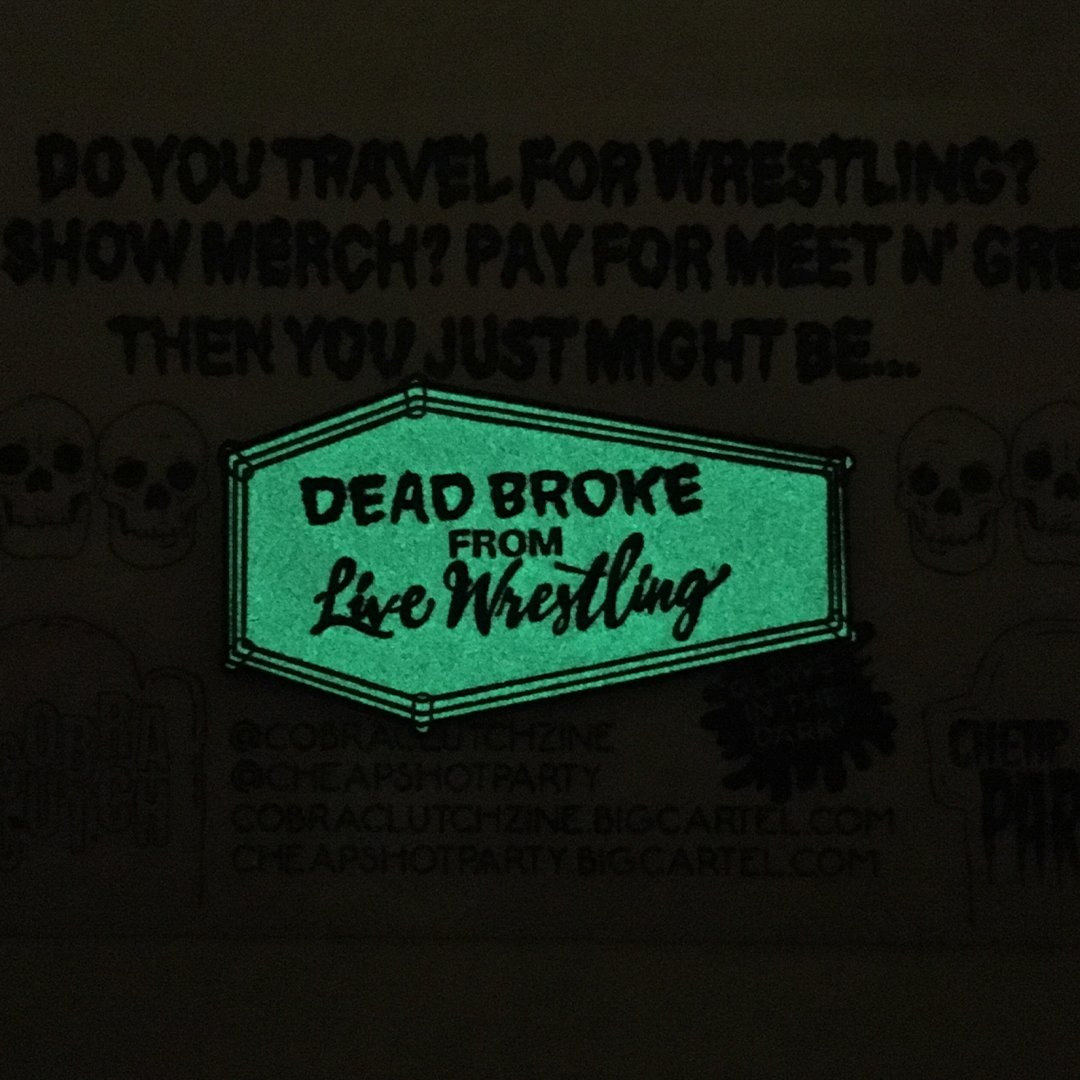 Image of "DEAD BROKE" Enamel Pin