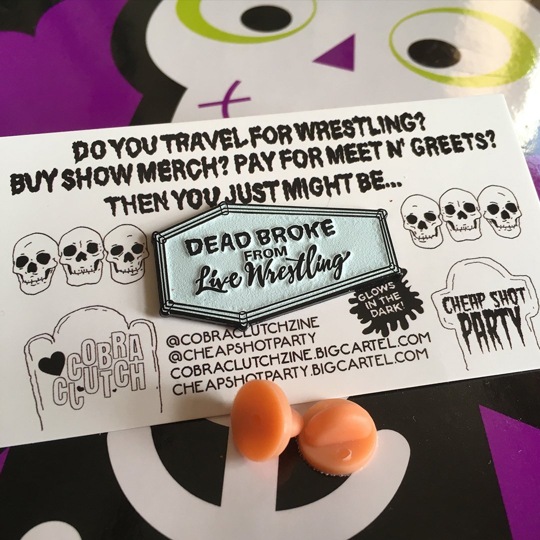 Image of "DEAD BROKE" Enamel Pin