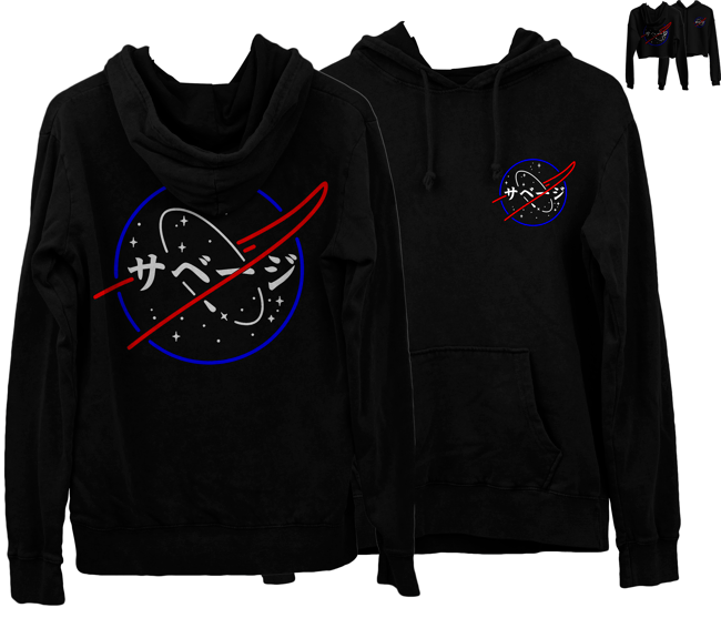 GetSavage Nasa Hooded Pullover