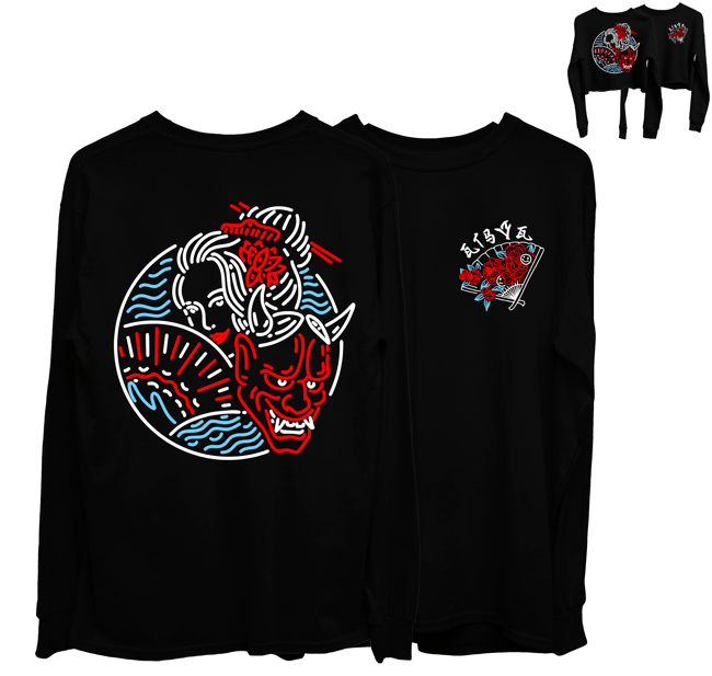 GetSavage Neon Oni LongSleeve