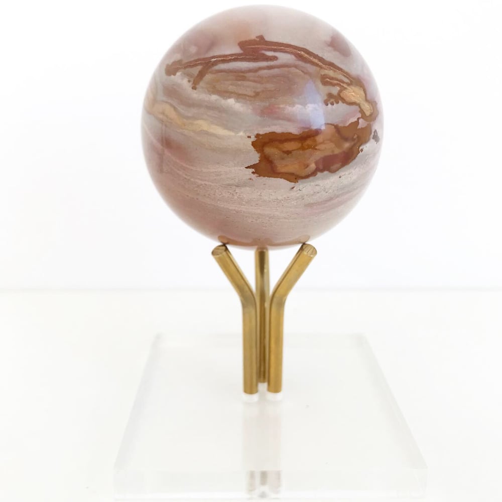 Image of Polychrome Jasper no.07 Vintage Sunrise Collection Lucite Pairing