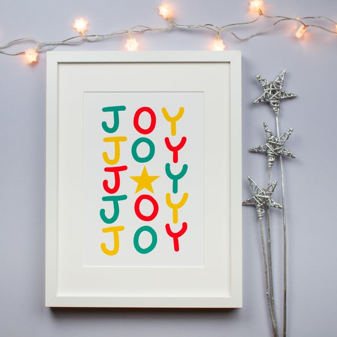 Image of JOY wall print