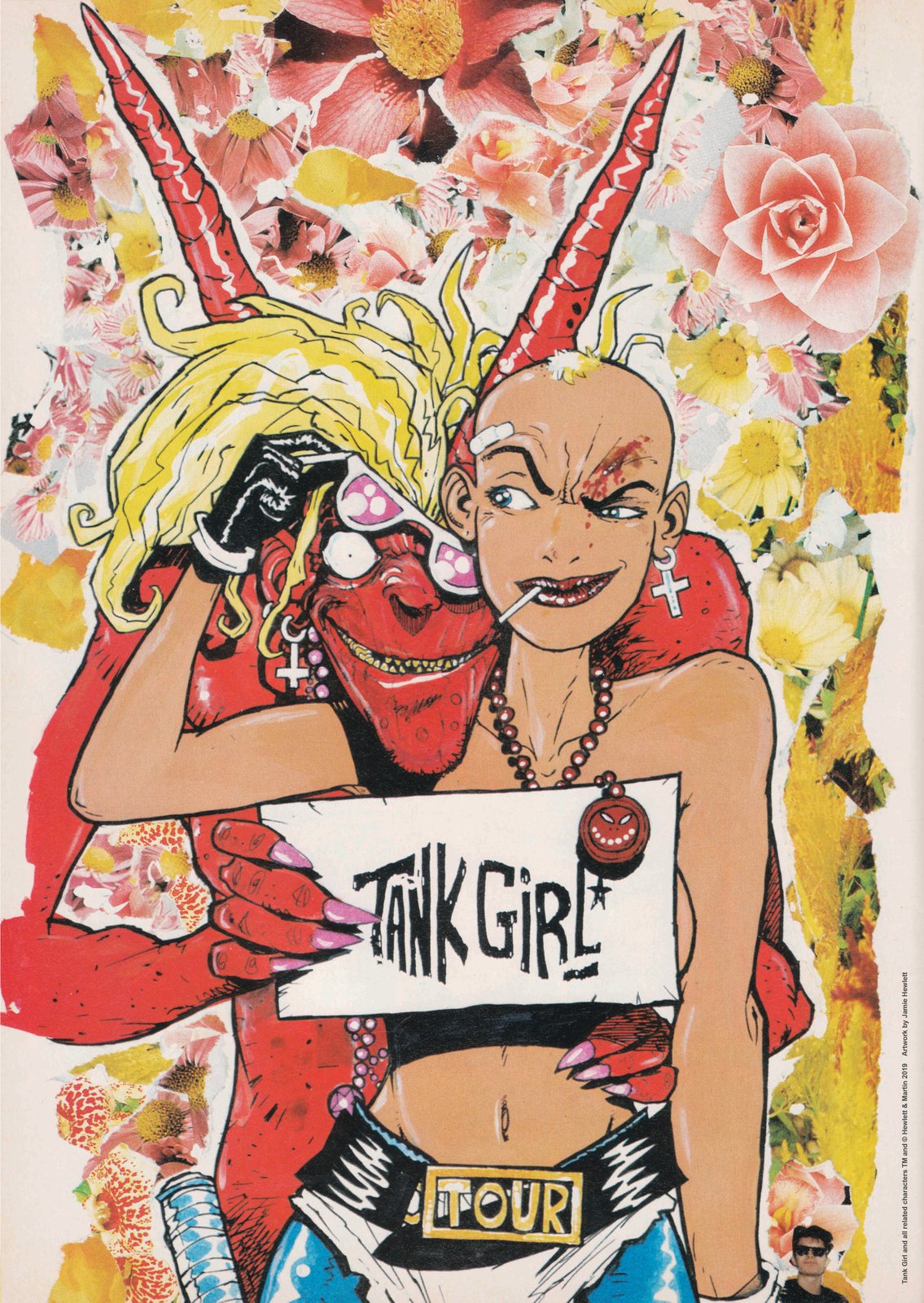 TANK GIRL POSTER MAGAZINE ISSUE 11 HAND SIGNED TANK GIRL   TGPM11intBCcrop 