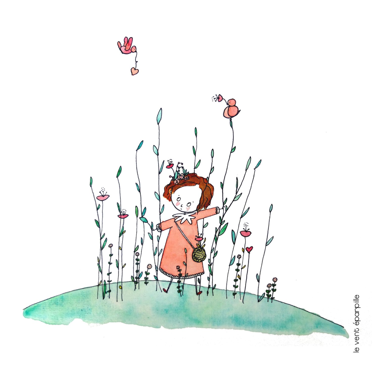 Image of Un coeur, une fleur.