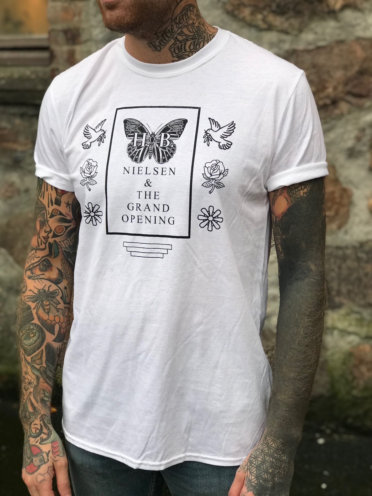 H.B. Nielsen Tattoo — H.B. Nielsen & The Grand Opening T-shirt