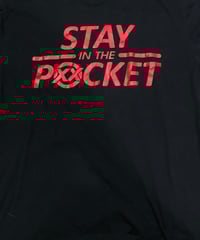 Women's Black/Red STAY IN THE POCKET tee