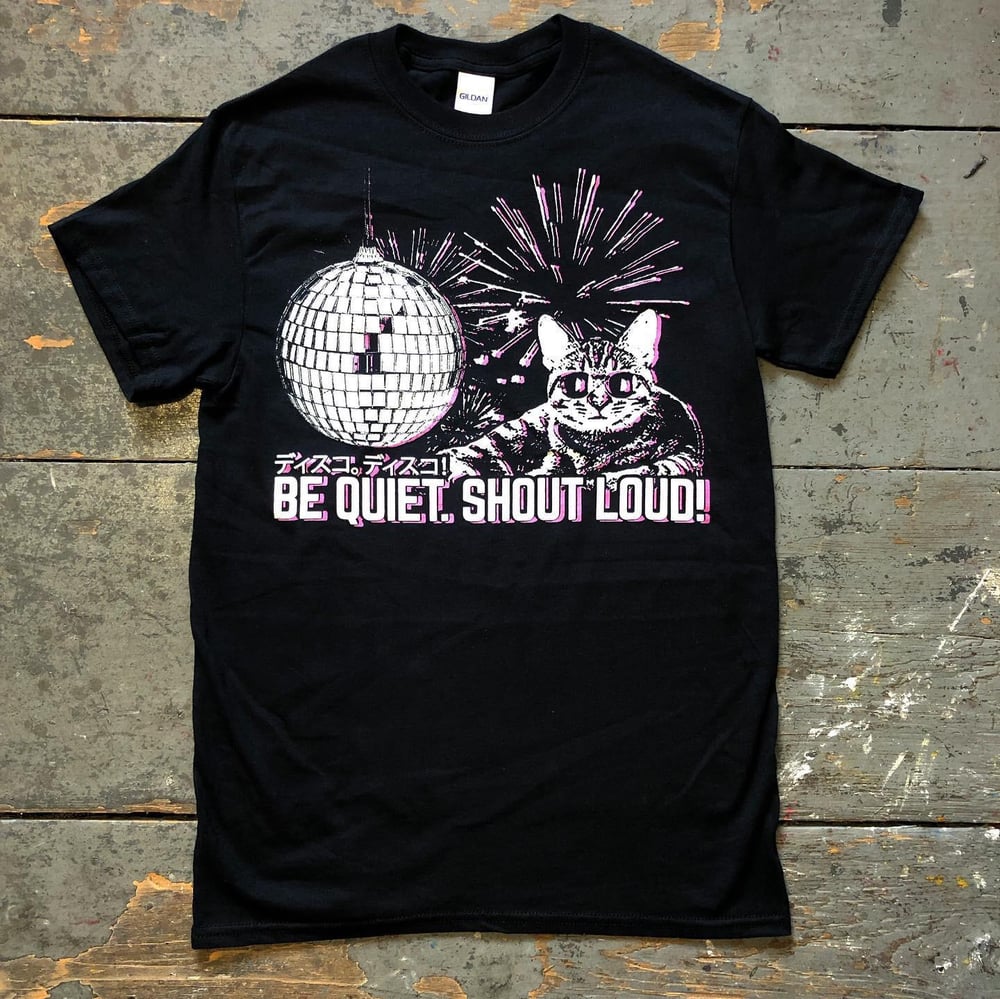 Image of BQ.SL! Disco Cat T-Shirt