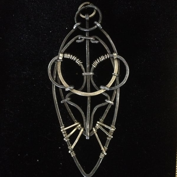 Image of iron bull necklace
