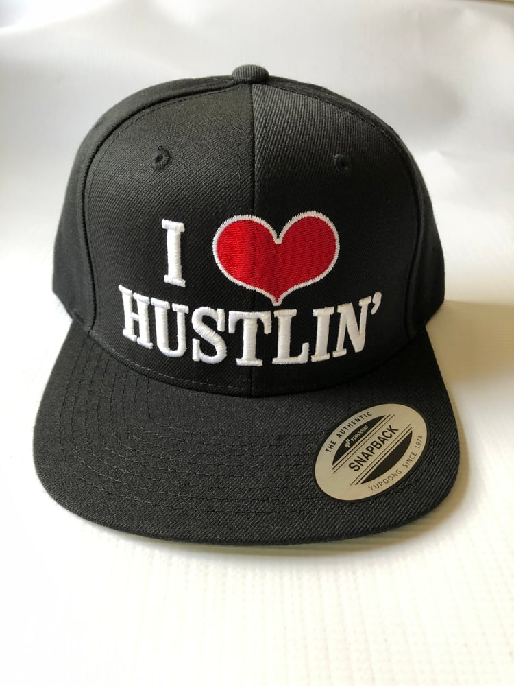 Image of I LOVE HUSTLIN’ 3D Embroidered Logo Snap Back (Free Shipping)