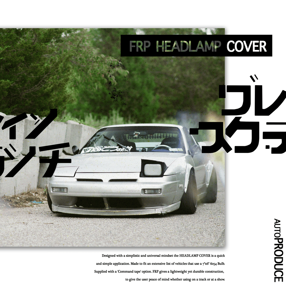 Image of FRP HEADLAMP COVER (PRE-ORDER)