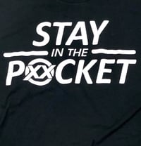 Image 1 of Men's Black/White STAY IN THE POCKET tee