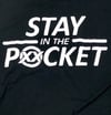 Women's Black/White STAY IN THE POCKET tee