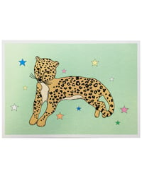 Image 2 of Reclining Leopard A5 Print