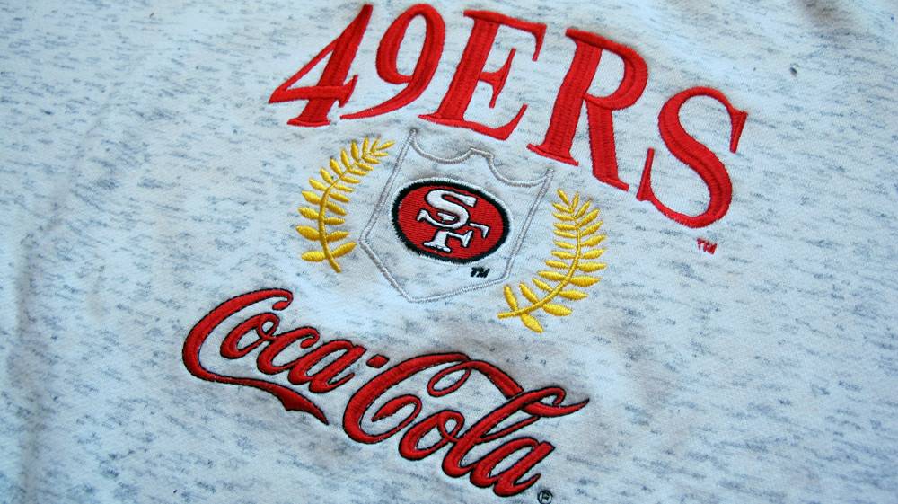 Image of Vintage San Francisco 49ers x Coca-Cola Sweatshirt sz M/L