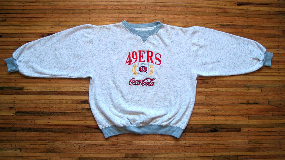 Image of Vintage San Francisco 49ers x Coca-Cola Sweatshirt sz M/L