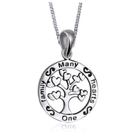 Family Tree Pendant (inc 40cm Chain + 5cm Extender)