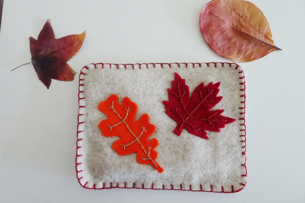 Image of Autumn Leaf Crinkle Toy