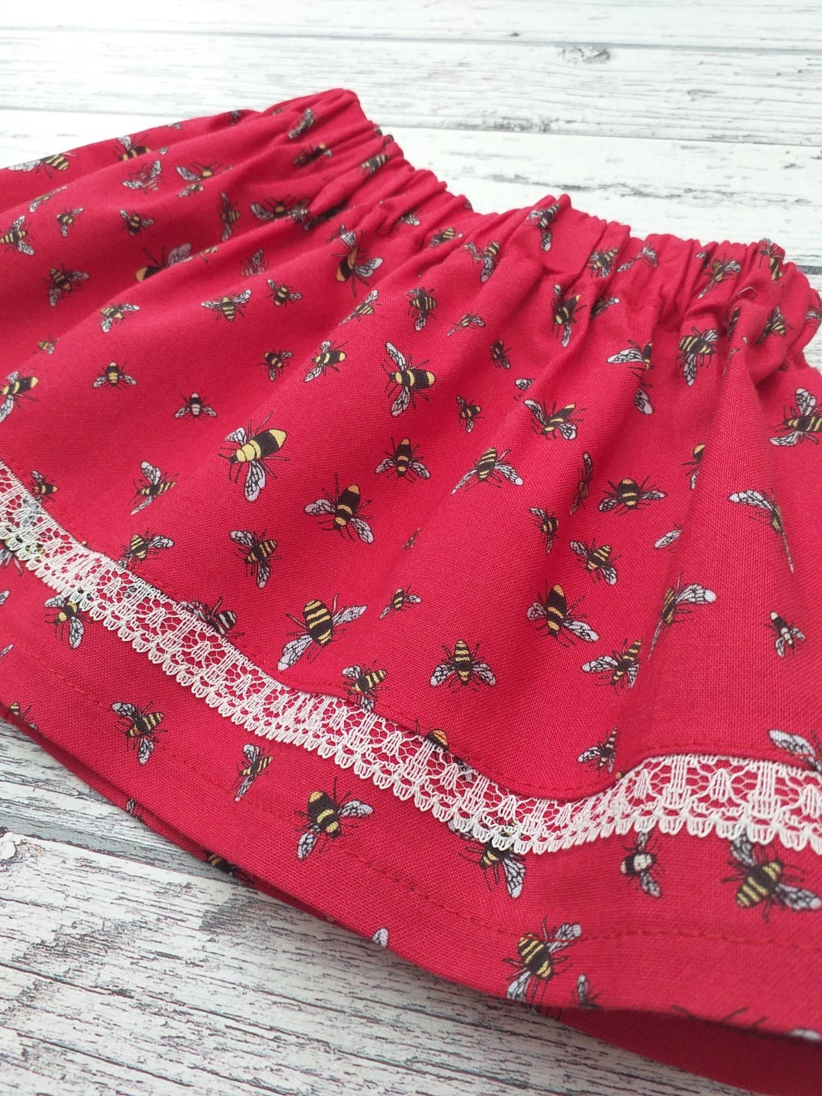 Image of Sweet Little Skirts- Ruby Bees