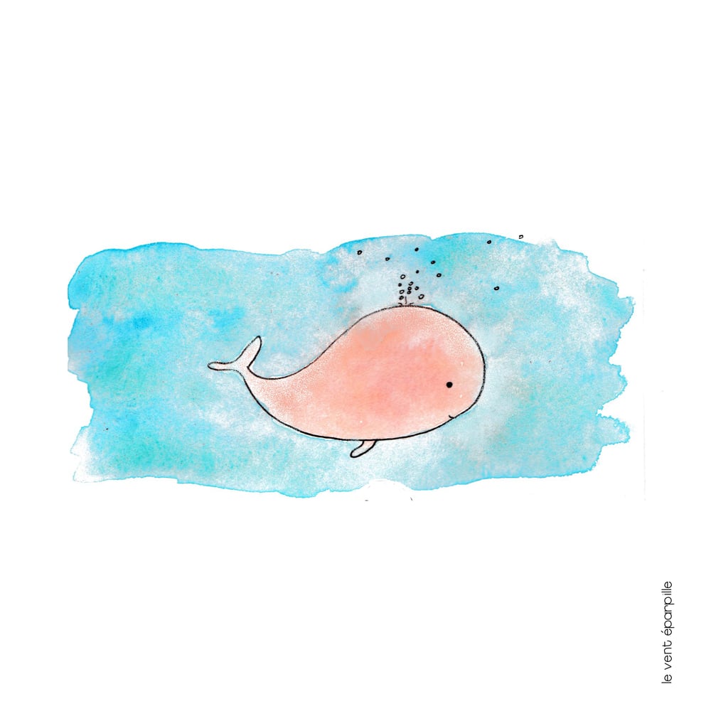 Image of Affiche Baleine