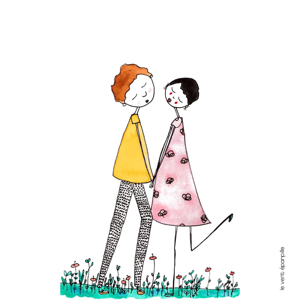 Image of Affiche Couple