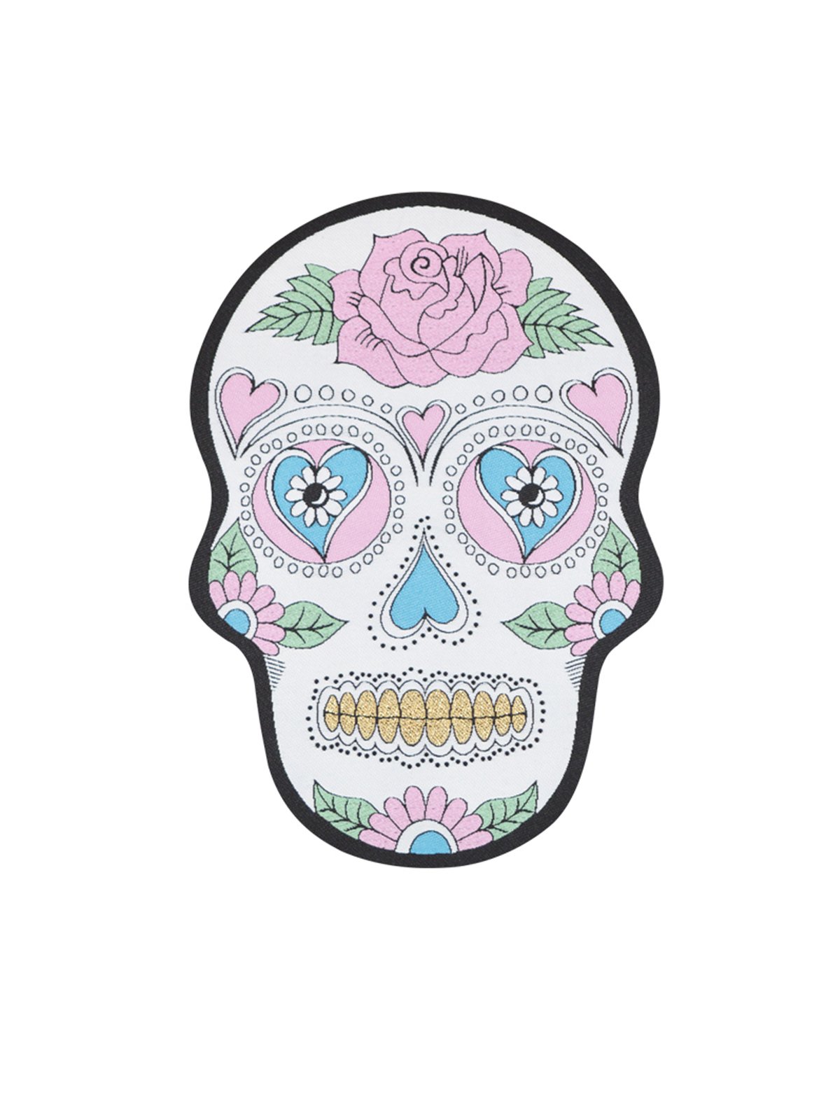 Mexican Skull Back Patch