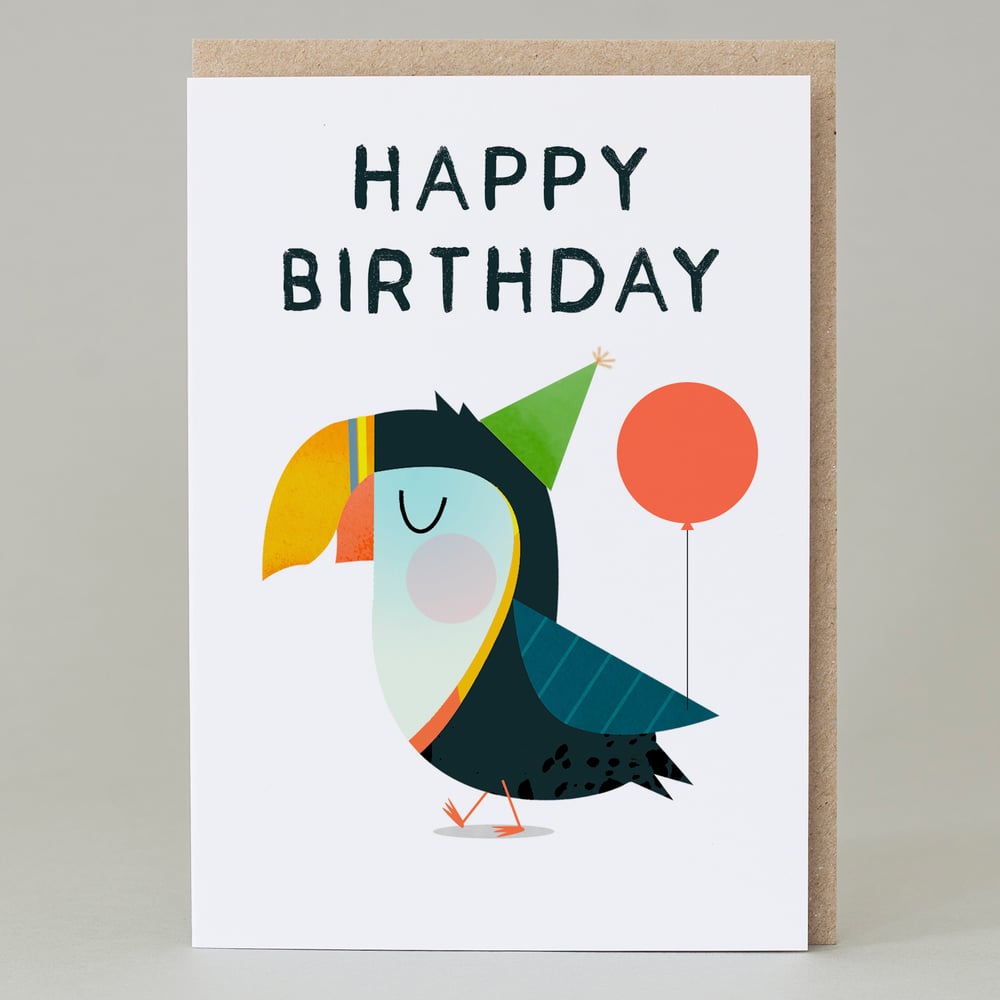 Image of Happy Birthday Puffin (Card) 