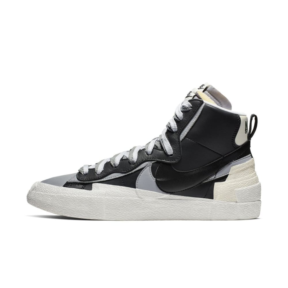 Image of Nike Blazer Mid Sacai Black Grey