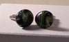 Green Swirl Cufflinks