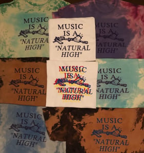 Image of MUSIC IS A "NATURAL HIGH" T-shirts, long sleeve T-shirts & sweatshirts •