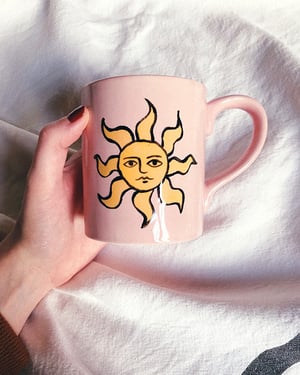 Image of Tiger & sun ceramic mug